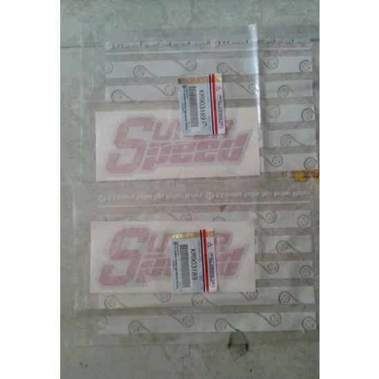 stiker SUPER SPEED coltdiesel canter original