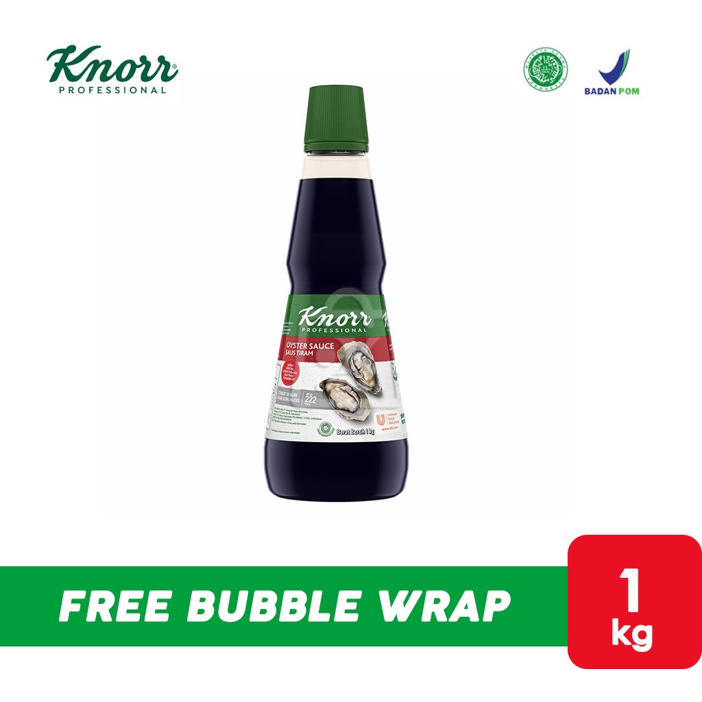 

Knorr Oyster Sauce / Saus Tiram (Botol Plastik 1 kg)