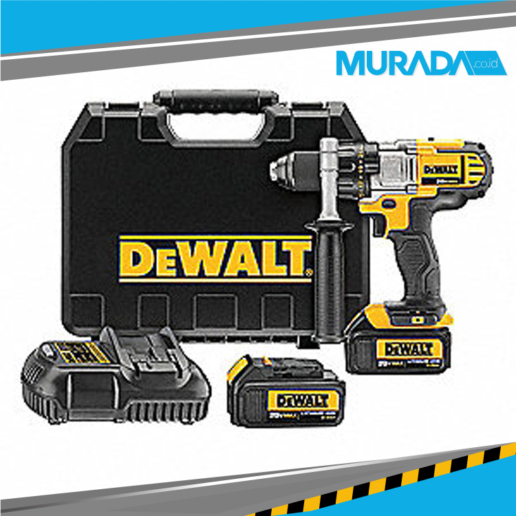 Bor Tangan, DEWALT 20V Max Cordless Drill/Driver Kit; 11A177, DCD980M2
