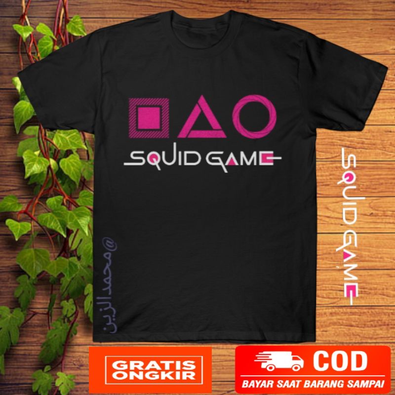 Kaos squid game/Baju squid game/baju kaos sguid game/kaos baju squid game/kaos anak squid game/baju 