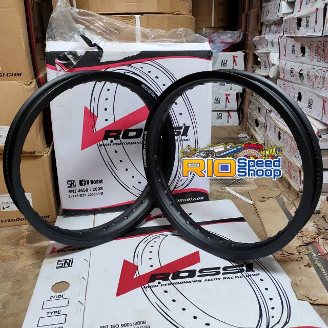 Velg Ring17 Tapak Lebar 185-215 Black Sand