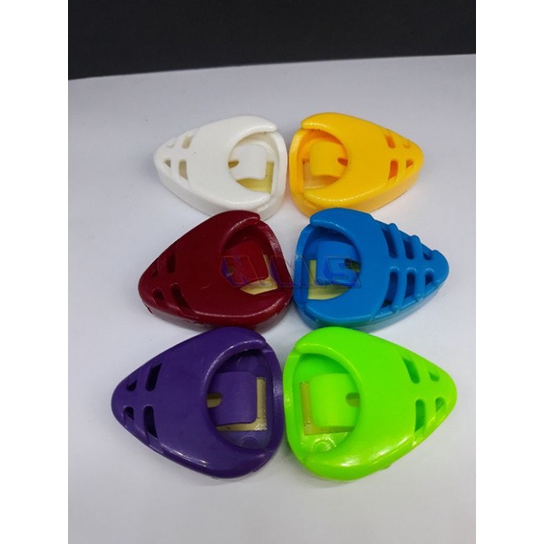 Holder Pick Tempat Pick Gitar Tempel Plastik Murah