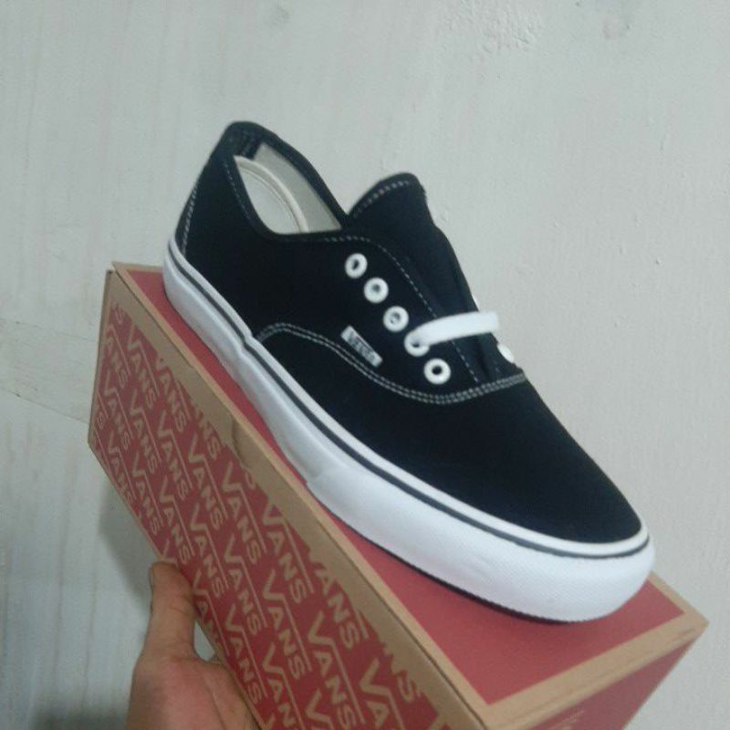 Sepatu Vans california_autentic hitam pria wanita murah