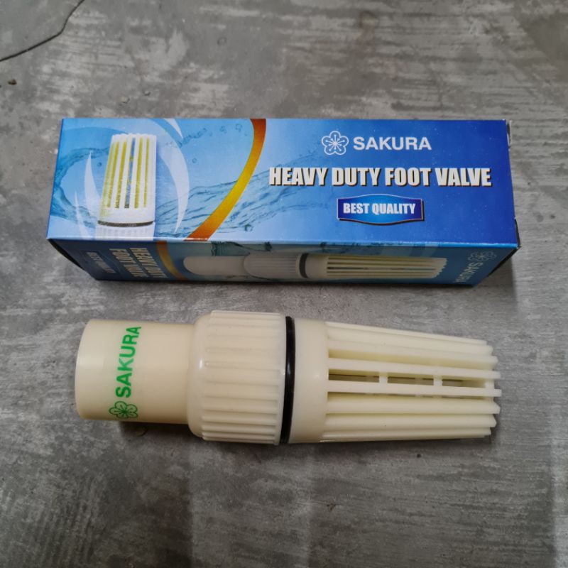 FOOTKLEP FOOT VALVE JUMBO HEAVY DUTY SAKURA 3/4 1