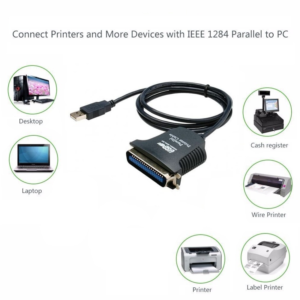 Kabel USB to Parallel  Printer LPT