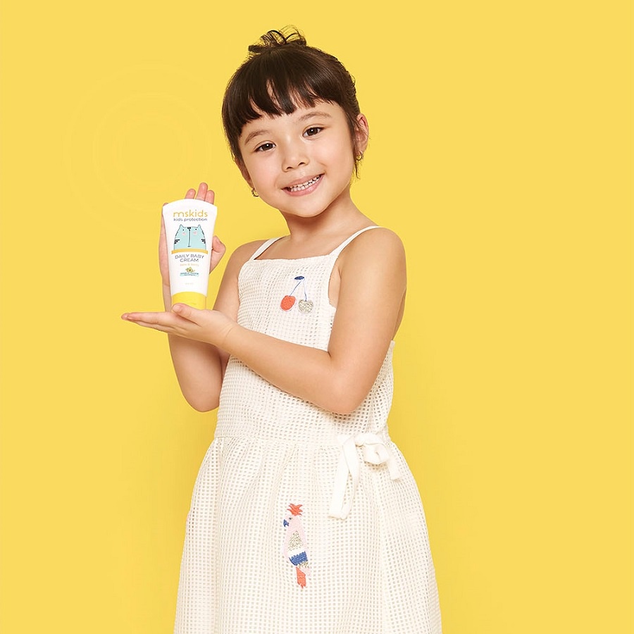 MSKIDS Daily Baby Cream Krim Perawatan Wajah dan Badan Bayi