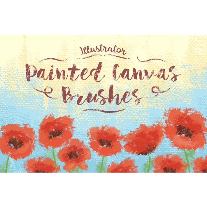 Illustrator Painted Canvas Brushes