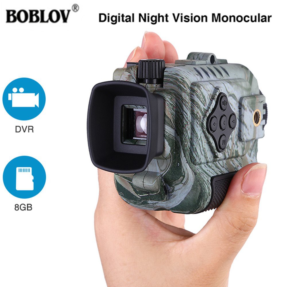 Night Vision Device Monocular Digital IR Telescope Tactical Night Vision Scope Shooting Photos Video