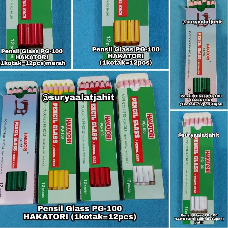 

(Y3U7) ☆ Pensil Glass PG-100 HAKATORI (1kotak=12pcs) =rp.22.500/1lusin //Pengiriman@tercepat