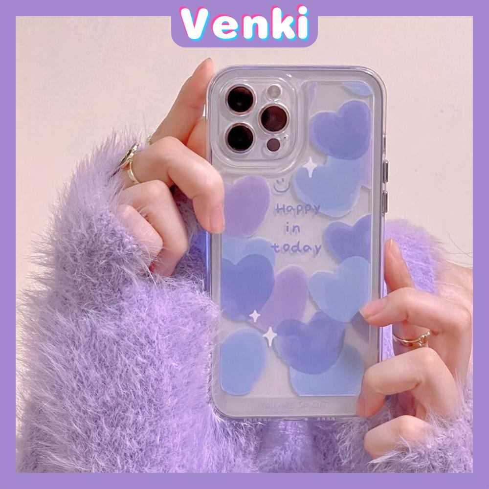 iPhone Case Clear Case Soft Thick TPU Shockproof Super Transparent Protection Camera Plating Button Purple Butterfly For iPhone 13 Pro Max iPhone 12 Pro Max iPhone 11 iPhone 7 Plus