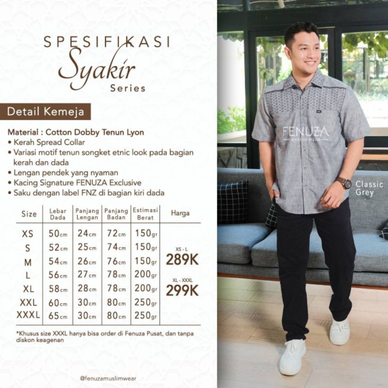 KOKO DEWASA  SYAKIR READY STOK  BY FENUZA