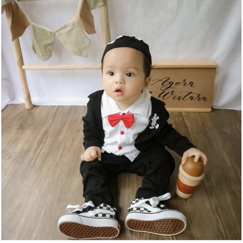 BAJU KOKO JUBAH MCKY SUIT Setelan Jas Celana Pergi Jalan Lucu Fashion Anak Bayi Cowok Laki Terlaris Lucu