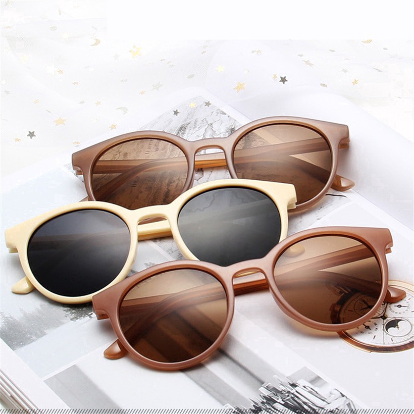 Kacamata Korea Fashion Wanita Pria / Kacamata Hitam Bulat Mata Kucing Korean Fashion Sunglasses / TS-15