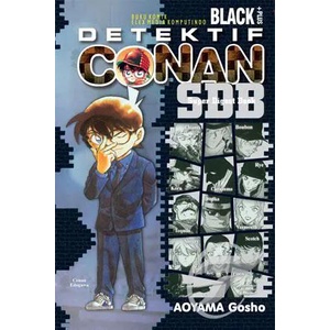Komik Detektif Conan Black + SDB Segel