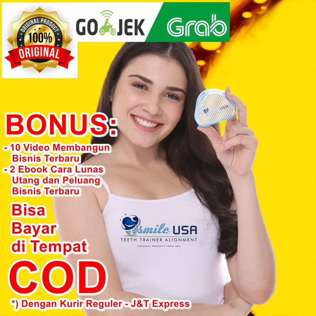 Perapih Gigi Original ISmile USA Perapi Pemutih Gigi Ori Pengganti Behel Gigi/Kawat Gigi