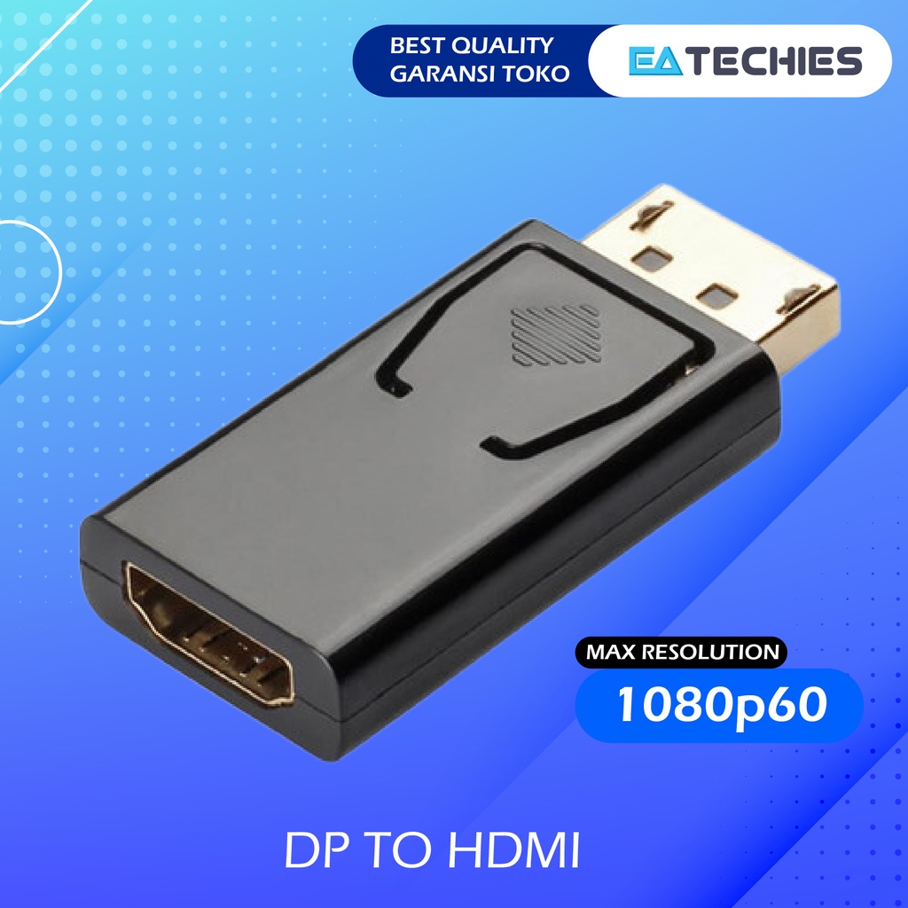 Display Port DP Male To HDMI Female Adapter Konektor Converter DP HDMI