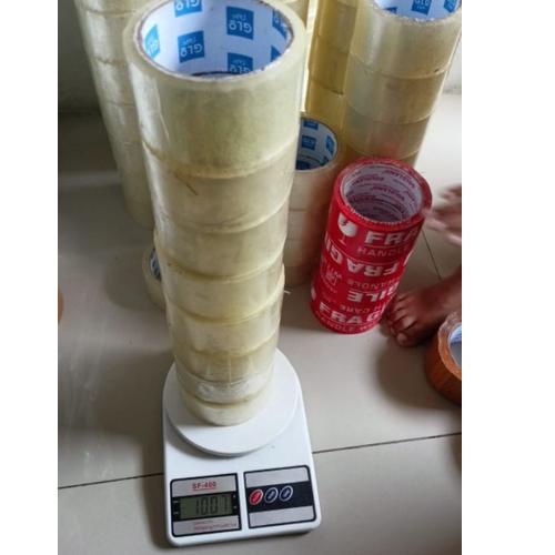 

Super Discount Lakban Kiloan isi 6-7pcs Bening & Coklat Isi Kondisi Baik