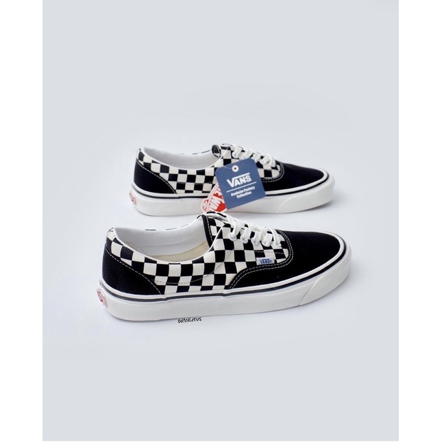 Vans Era 95 Dx Anaheim Factory OG Checkerboard Black / White 100% Original