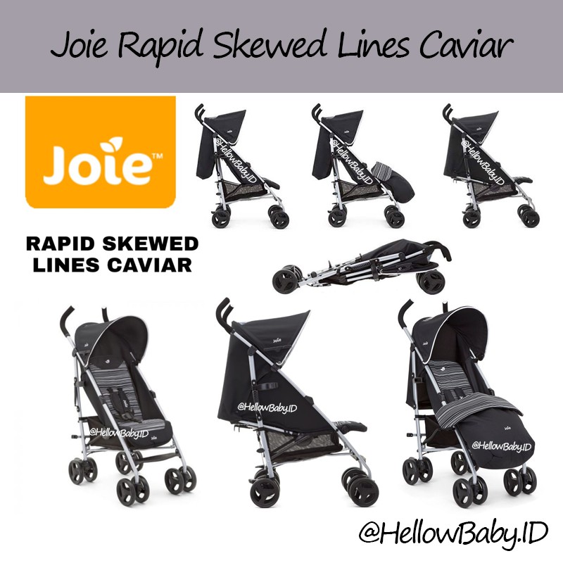 joie stroller skewed lines