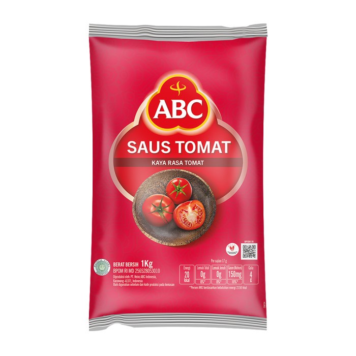 

Fe0Ggg Abc Saus Tomat 1 Kg 75djbfv