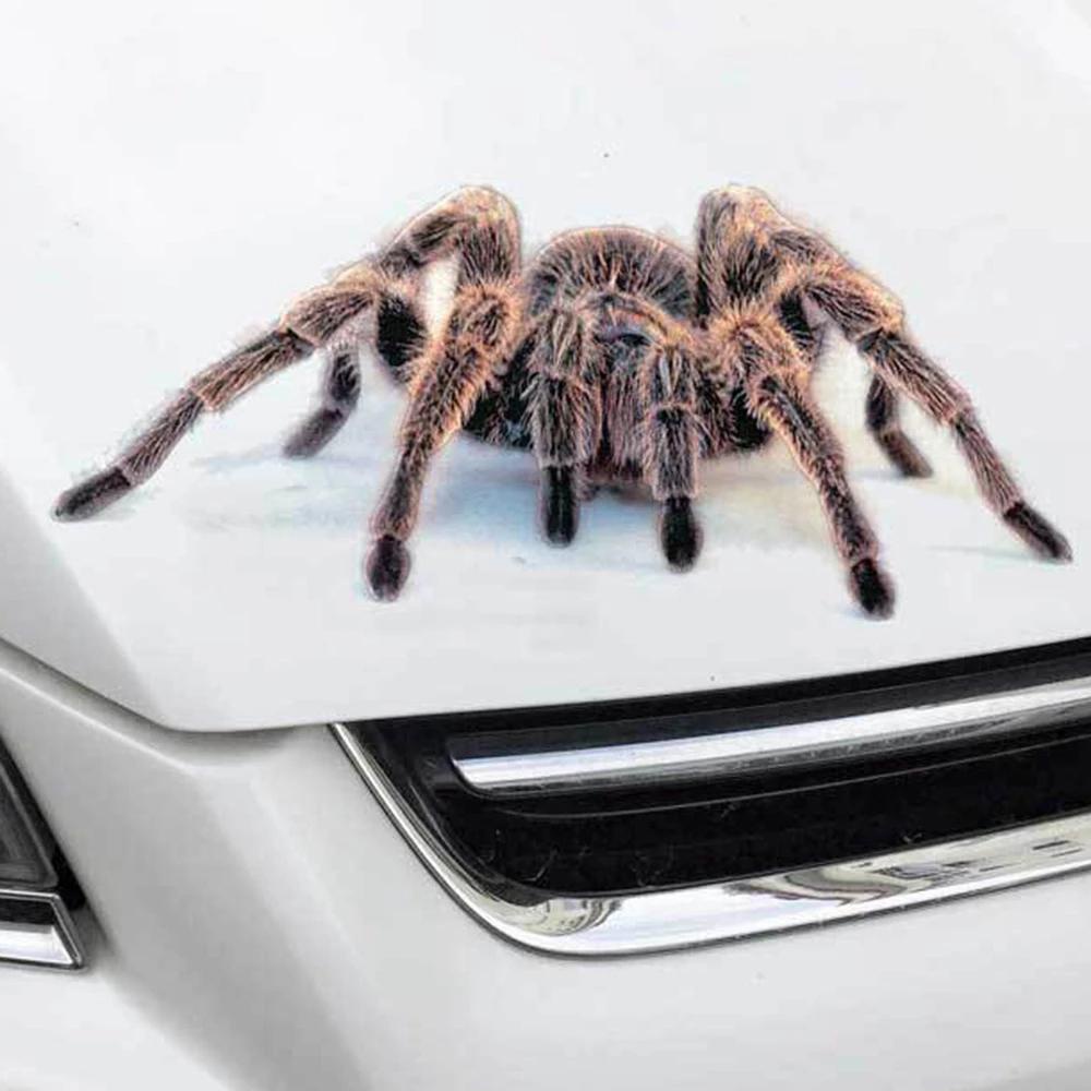 Lanfy Stiker Mobil Bumper Car Mirror High stickiness Anti Air Jendela Kendaraan Scorpion Spider Sticker