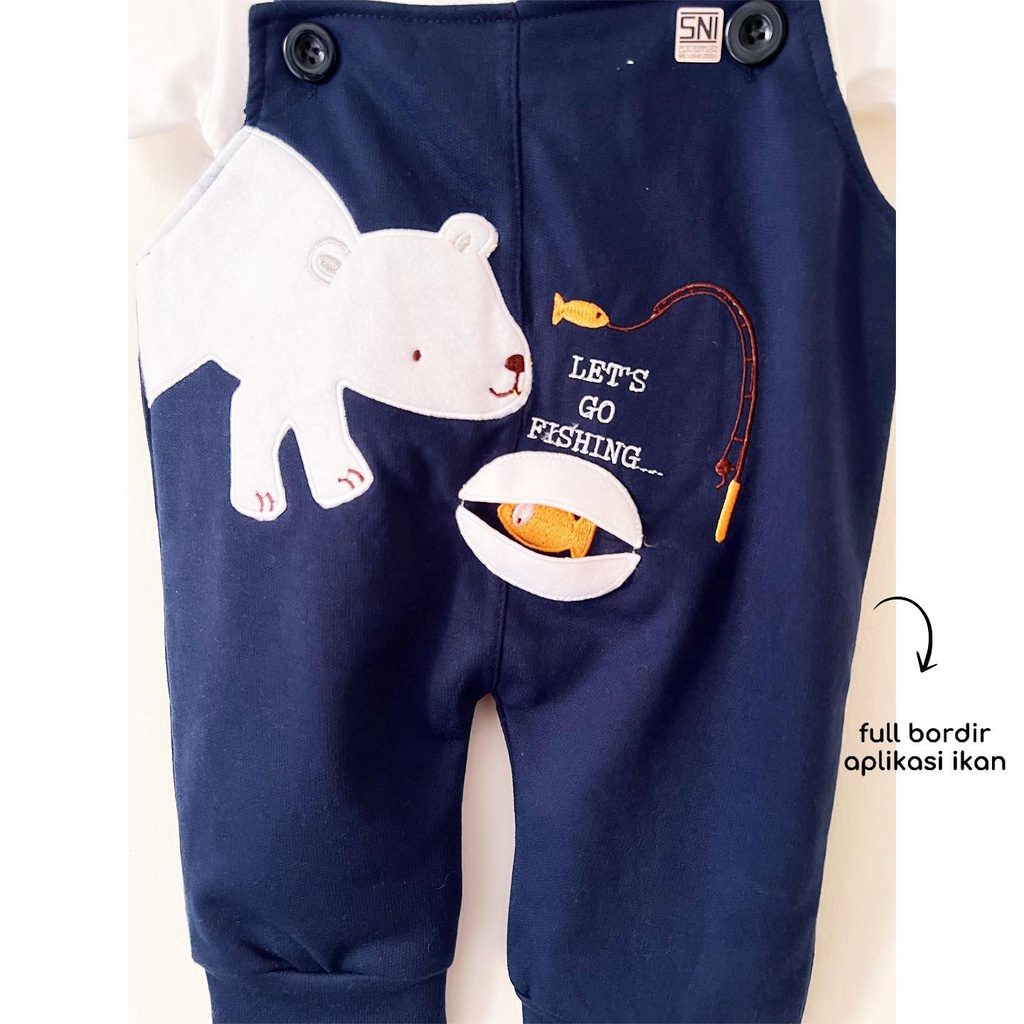 SLEEPING CAT / KITTENBELL JUMPER SET  Baju setelan jumper bandana sepatu pergi lucu fashion anak bayi perempuan