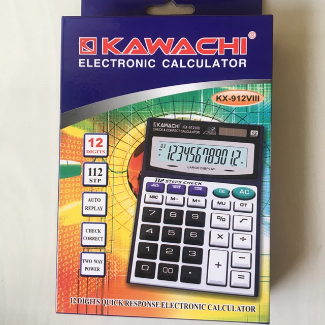 

KALKULATOR 912 || 12 digits|| FREE BATERAI|| CHECK CORRECT