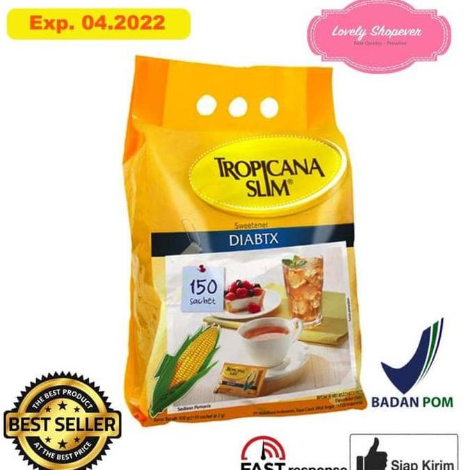 

[[BISA COD]] Tropicana Slim Sweetener Diabtx 150 Sachet Gula Diabetes rendah kalori DISKON Kode 924