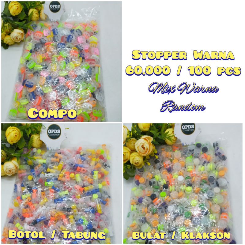 Stopper Tali Stopper Warna Stopper Tabung Stopper Compo Stopper Bulat Stopper Mini