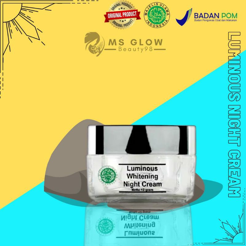 Ms Glow Luminous Night Cream/Whitening Luminous Night Cream Ms Glow