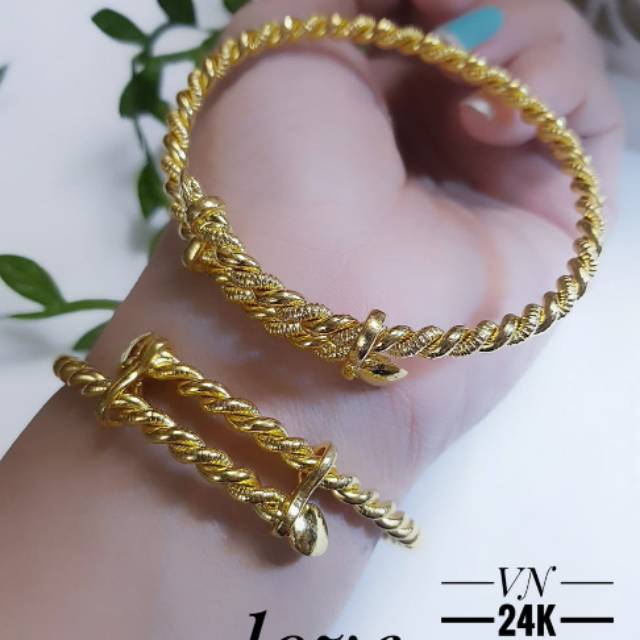 Xuping gelang lapis emas 24k 1103b