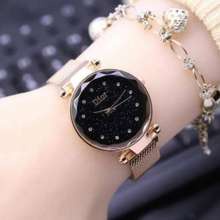 Jam Tangan Wanita Rantai Magnet / Jam Magnet Motif Berlian