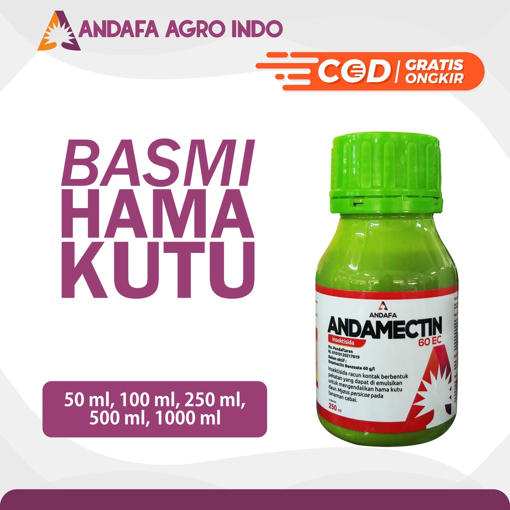 Andamectin 100ml Obat Pengendali Hama Kutu Daun Cabe Paling Ampuh Murah Insektisida Kutu Cabai Pemba