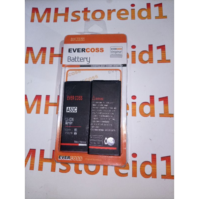 BATRE/BATERAI EVERCOSS A53C