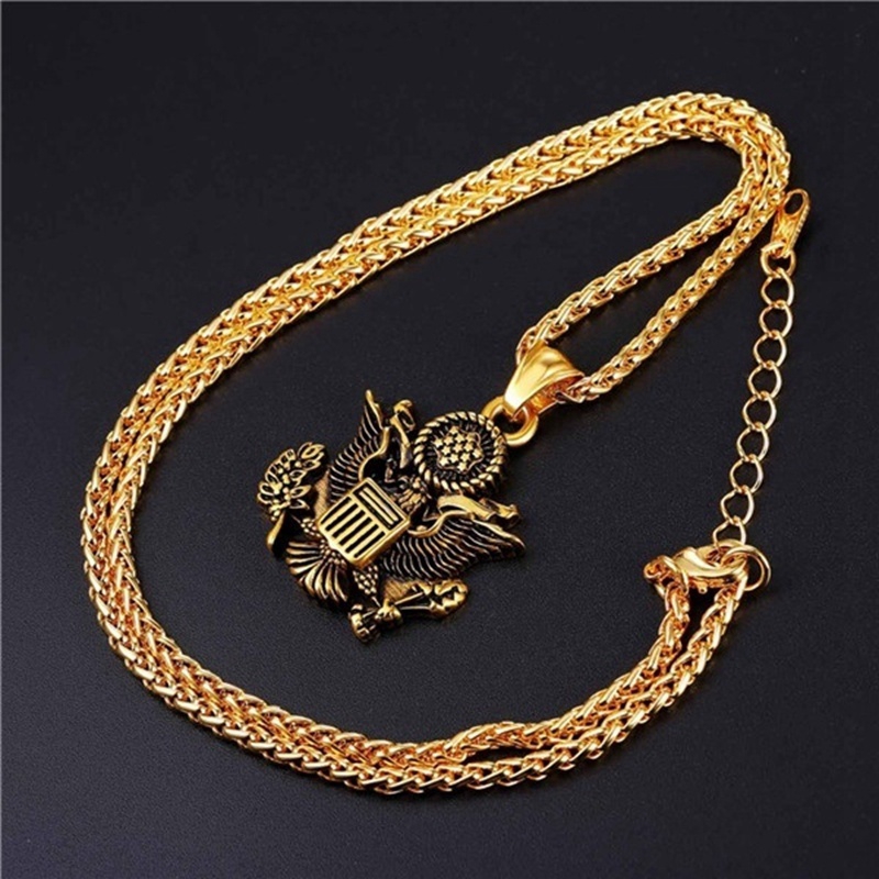 New men's fashion Eagle Pendant Necklace souvenir jewelry