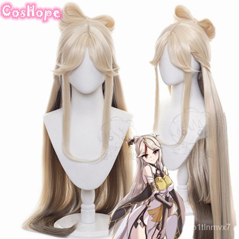 NingGuang Cosplay Genshin Impact Women 120cm Long Wig Cosplay Anime Cosplay Wig Heat Resistant
