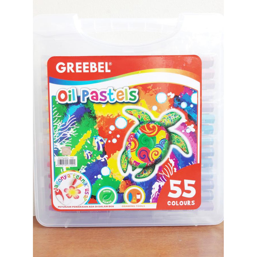 

PERALATAN MENGGAMBAR CRAYON / OIL PASTEL GREBEL 55 WARNA PERALATAN LUKIS
