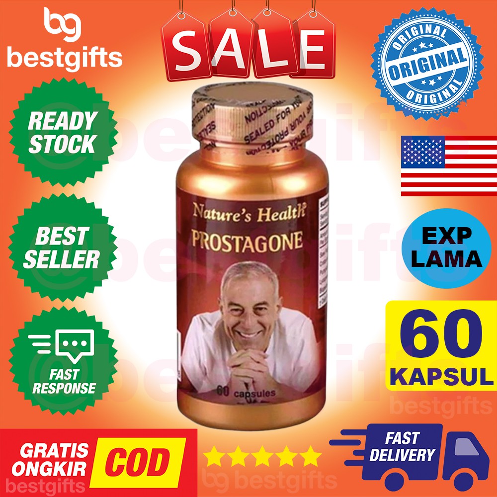 NATURE'S NATURES NATURE HEALTH PROSTAGONE PROSTAT BIOPERIN FUNGSI SALURAN KANDUNG KEMIH 60 KAPSUL