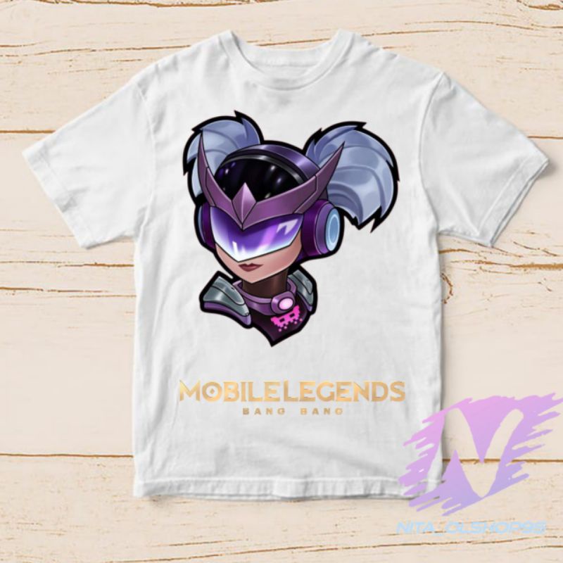 baju anak kaos anak mobile legends hero wan wan