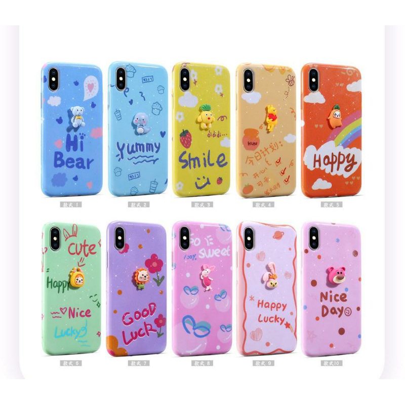 Case HP Glossy Happy nice day 3D Oppo A31  Oppo A52/A92