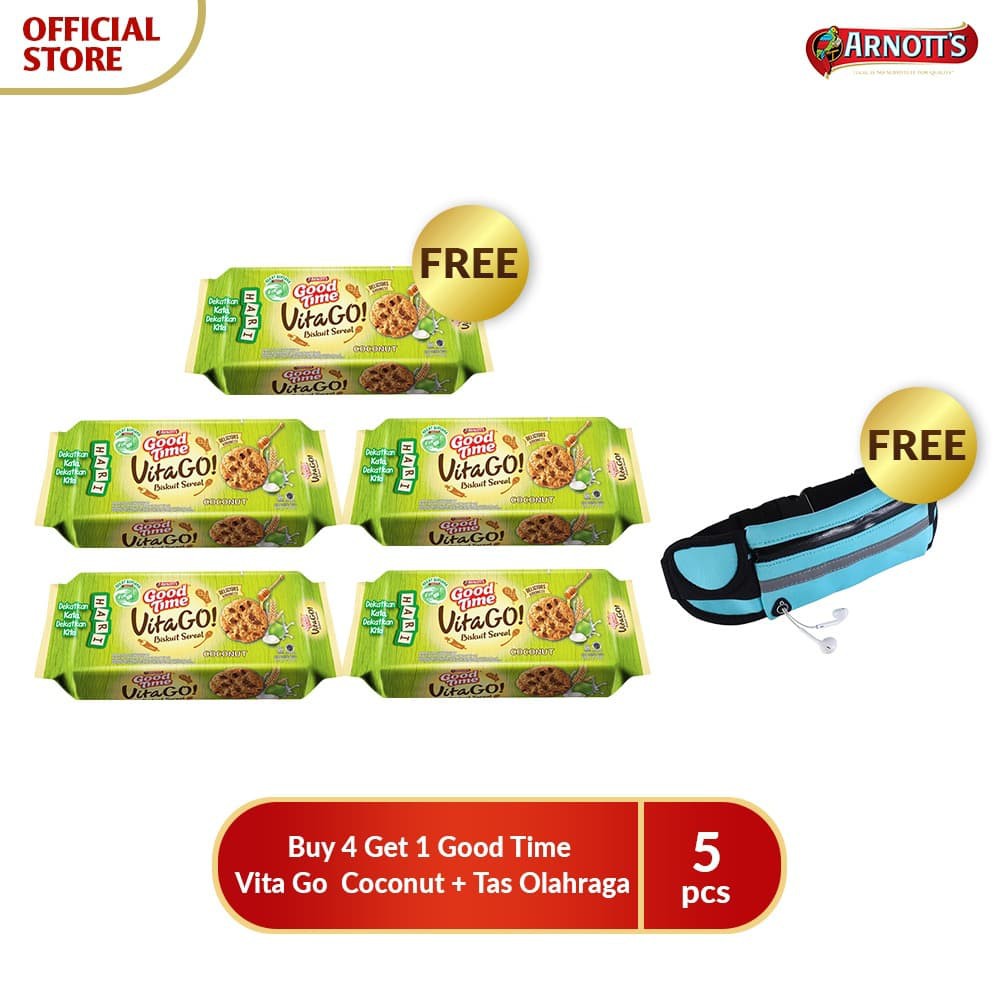 

PROMO BUY 4 GET 1 GOOD TIME VITA GO COCONUT + TAS OLAHRAGA TERMURAH