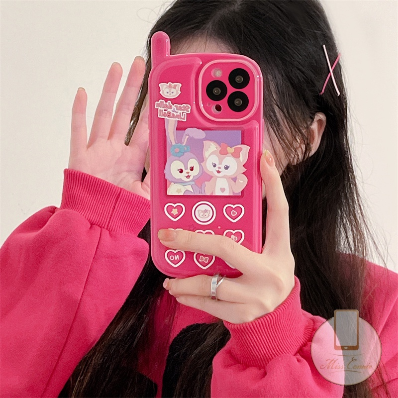 Soft Case TPU Glossy Motif Kartun Disney LinaBell Untuk iPhone 11 12 13 14 Pro MAX 7 8 Plus XR X XS MAX SE 2020