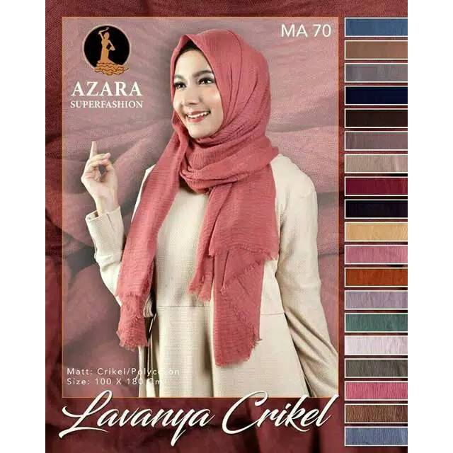 Termurah Pashmina  Crinkle  Azara Pashmina  Crinkle  