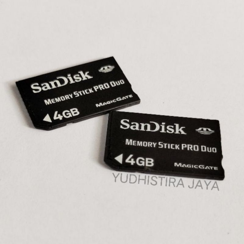 Memory Stick Sandisk 4GB Memory Stick Pro Duo