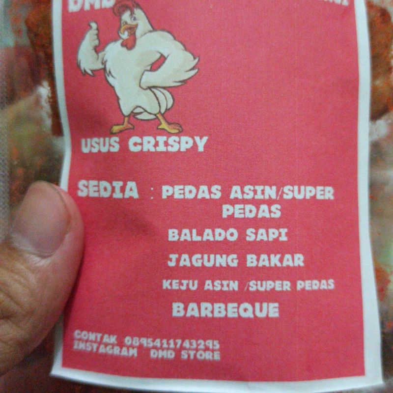 

CEMILAN KEKINIAN USUS AYAM CRISPY DMD
