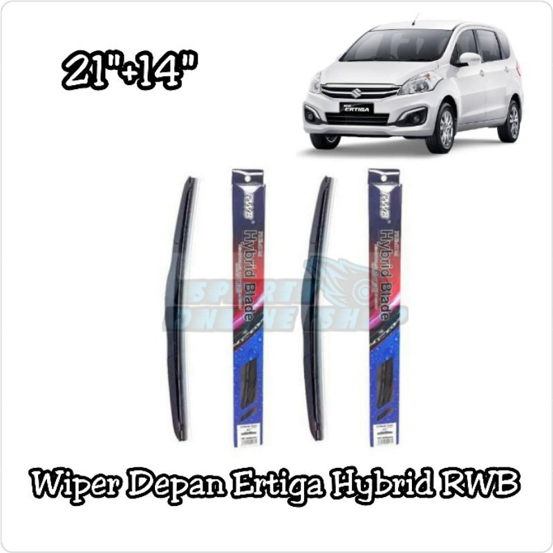 Wiper Depan Ertiga 21&quot;+14&quot; Hybrid Merk Rwb