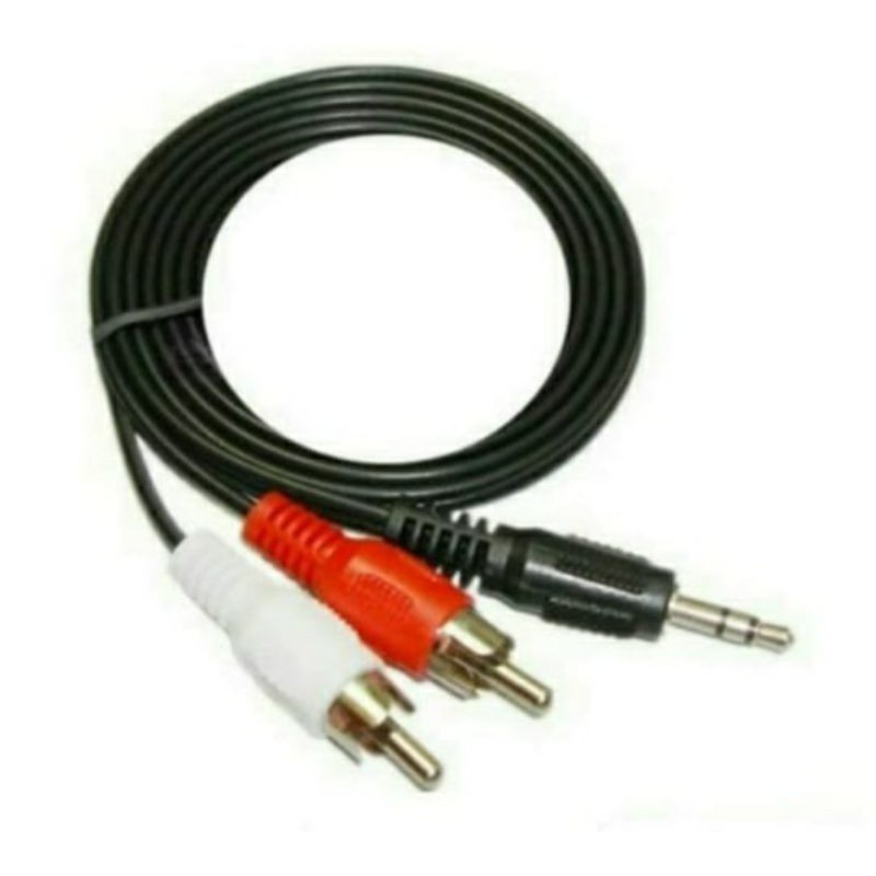 Kabel audio 2-1, jack 3.5mm stereo to rca 2 audio 1.5 meter