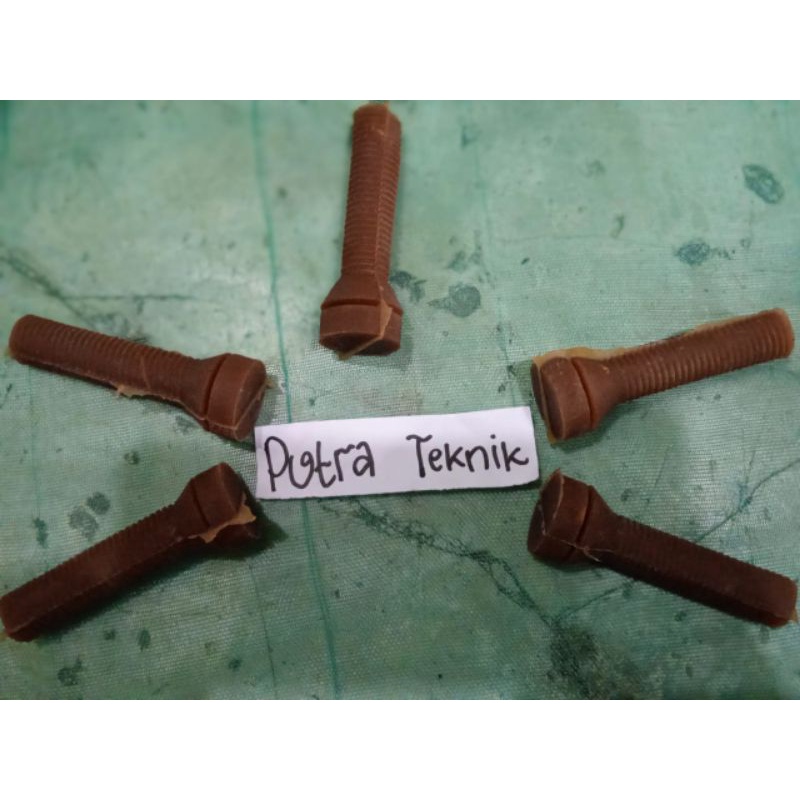 karet bubut ayam / karet bulu ayam / karet cabut bulu ayam cokelat