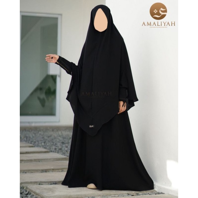 NUSAYBAH SERIES / GAMIS ONESET / GAMIS 4IN1 SET / BY AMALIYAH SYAR'I
