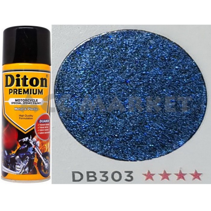 Pilox Diton Premium Pilok Pylox Biru Bunglon Blue Db303